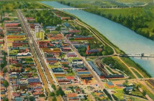 Georgia Gallery: Aerial view of Augusta, Georgia, 1943