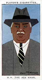 John Sons Gallery: Aga Khan III (Mohammed Shah), Leader of the Ismailis, 1926.Artist: Alick P F Ritchie