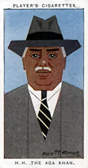 Aga Khan III (Mohammed Shah), Leader of the Ismailis, 1926.Artist: Alick P F Ritchie Aga Khan III (Mohammed Shah), Leader of the Ismailis, 1926.Artist: Alick P F Ritchie