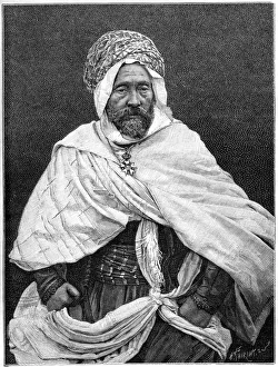 The Agha of Tugurt, c1890. Artist: Henri Thiriat The Agha of Tugurt, c1890. Artist: Henri Thiriat