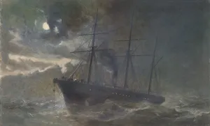 The Albany Buoying a Bight of the Cable of 1865 on the Night of August 26th, 1866, 1866 The Albany Buoying a Bight of the Cable of 1865 on the Night of August 26th, 1866, 1866