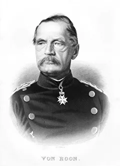 Albrecht Theodor Graf Emil von Roon, Prussian soldier and politician, mid to late 19th century.Artist: W H Gibbs Albrecht Theodor Graf Emil von Roon, Prussian soldier and politician, mid to late 19th century.Artist: W H Gibbs
