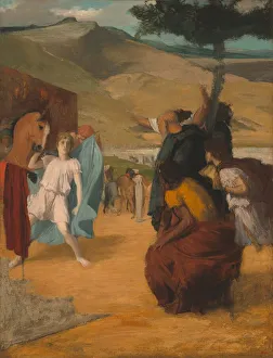 Alexander and Bucephalus, 1861/1862. Creator: Edgar Degas Alexander and Bucephalus, 1861/1862. Creator: Edgar Degas
