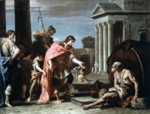 Alexander and Diogenes, late 17th-early 18th century. Artist: Sebastiano Ricci Alexander and Diogenes, late 17th-early 18th century. Artist: Sebastiano Ricci