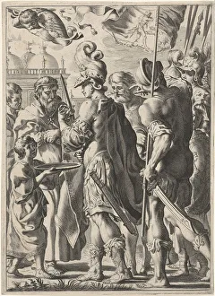 Alexander the Great Cutting the Gordian Knot, 17th century Alexander the Great Cutting the Gordian Knot, 17th century
