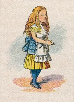 Alice and the Thimble, 1930. Artist: John Tenniel Alice and the Thimble, 1930. Artist: John Tenniel