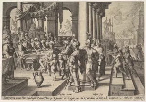 Allegory of the Government of a Wise King, 1588. Creator: Jacques de Gheyn II Allegory of the Government of a Wise King, 1588. Creator: Jacques de Gheyn II