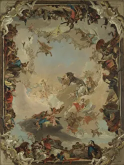 Allegory of the Planets and Continents, 1752. Creator: Giovanni Battista Tiepolo Allegory of the Planets and Continents, 1752. Creator: Giovanni Battista Tiepolo