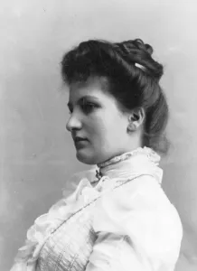 Alma Schindler, Austrian socialite and composer, c1900 Alma Schindler, Austrian socialite and composer, c1900