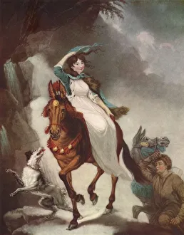 The Alpine Traveller, 1804. Artist: James Ward The Alpine Traveller, 1804. Artist: James Ward