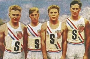Related Images Gallery: American team, 4 x 100m relay, 1928. Creator: Unknown