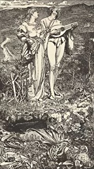 Geoffrey Holme Gallery: Amor Mundi. From Christine Rossettis Poem. c1850-1900, (1923). Artist: Frederick Augustus Sandys