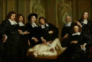 The Anatomy Lesson of Dr. Frederik Ruysch, 1670. Artist: Backer, Adriaen (ca 1635-1684) The Anatomy Lesson of Dr. Frederik Ruysch, 1670. Artist: Backer, Adriaen (ca 1635-1684)