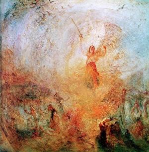 Impressionist Gallery: The Angel Standing in the Sun, 1846. Artist: JMW Turner