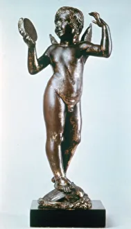 Angel with Tambourine, 1429. Artist: Donatello Angel with Tambourine, 1429. Artist: Donatello