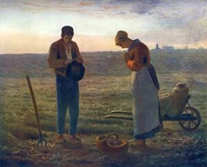 Fork Gallery: The Angelus, 1857-1859, (1912).Artist: Jean Francois Millet