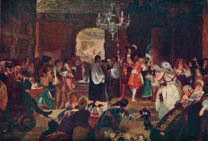 Antechamber at Whitehall during the Dying Moments of Charles II, 1685 (1905) Antechamber at Whitehall during the Dying Moments of Charles II, 1685 (1905)