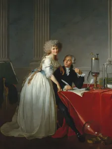 Antoine Laurent Lavoisier (1743-1794) and His Wife..., 1788. Creator: Jacques-Louis David Antoine Laurent Lavoisier (1743-1794) and His Wife..., 1788. Creator: Jacques-Louis David