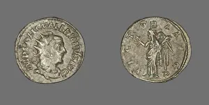 Antoninianus (Coin) Portraying Emperor Valerian, 253-261. Creator: Unknown Antoninianus (Coin) Portraying Emperor Valerian, 253-261. Creator: Unknown