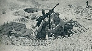 Platoon Gallery: Anzacs on Guard in Egypt, 1940, (1940)