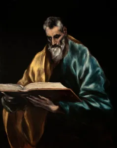 The Apostle Simon. Artist: El Greco, Dominico (1541-1614) The Apostle Simon. Artist: El Greco, Dominico (1541-1614)
