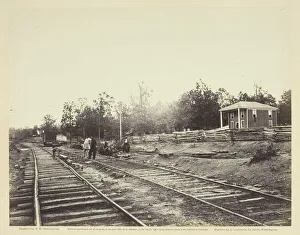 Appomattox Station, Virginia, April 1865. Creator: Alexander Gardner Appomattox Station, Virginia, April 1865. Creator: Alexander Gardner
