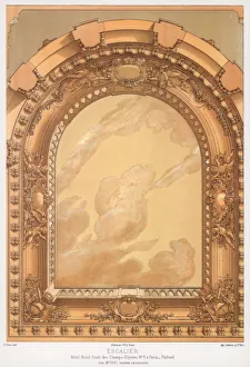 Architectural detail, 19th century.Artist: F Durin Architectural detail, 19th century.Artist: F Durin