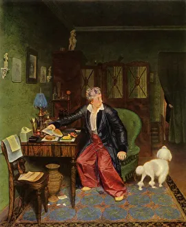 An Aristocrat Takes Breakfast, 1849-1850 Print