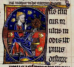 Aristotle. From: Commentarium magnum Averrois in Aristotelis De Anima libros, 13th century Aristotle. From: Commentarium magnum Averrois in Aristotelis De Anima libros, 13th century