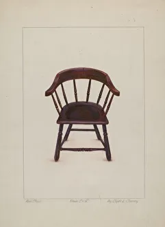 Armchair, 1935/1942. Creator: Clyde L. Cheney Armchair, 1935/1942. Creator: Clyde L. Cheney