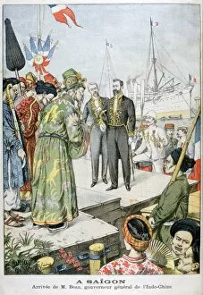 Arrival in Saigon of Paul Beau, Governor General of Indochina, 1902