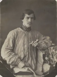 Artist (or Assistant) with Pipe, 1853-1857. Creator: Frank Chauvassaignes (French) Artist (or Assistant) with Pipe, 1853-1857. Creator: Frank Chauvassaignes (French)