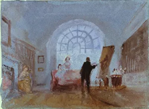 Artist working at an easel, 1828. Artist: JMW Turner Artist working at an easel, 1828. Artist: JMW Turner