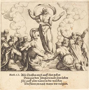 The Ascension, 1547. Creator: Augustin Hirschvogel The Ascension, 1547. Creator: Augustin Hirschvogel