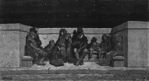 Panoramic Photography Gallery: Asleep Under the Stars, 1872. Creator: Gustave Doré