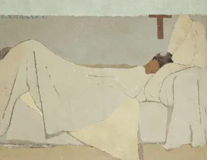 Au lit (In Bed), 1891. Artist: Vuillard, Edouard (1868-1940) Au lit (In Bed), 1891. Artist: Vuillard, Edouard (1868-1940)