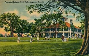 Postcard Gallery: Augusta National Golf Club House, 1943