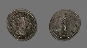 Aurelianus (Coin) Portraying Emperor Tacitus, 276 (January-June), issued by Tacitus Aurelianus (Coin) Portraying Emperor Tacitus, 276 (January-June), issued by Tacitus