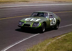 Austin - Healey Sprite, Hawkins - Rhodes 1965, Le Mans 24 hour race. Creator: Unknown Austin - Healey Sprite, Hawkins - Rhodes 1965, Le Mans 24 hour race. Creator: Unknown