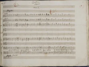 The Autograph Manuscript: Le nozze di Figaro Print, 1785