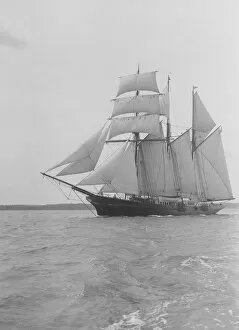Arthur Henry Kirk Collection: The auxiliary sailing ship Sunbeam, 1911. Creator: Kirk & Sons of Cowes