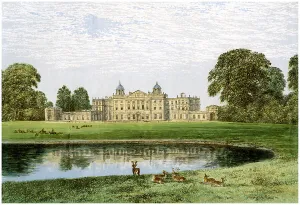Badminton House, Gloucestershire, home of the Duke of Beaufort, c1880 Badminton House, Gloucestershire, home of the Duke of Beaufort, c1880