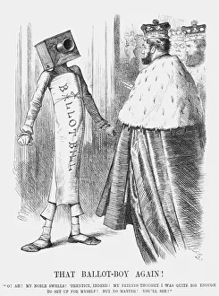 That Ballot-Boy Again!, 1872. Artist: Joseph Swain That Ballot-Boy Again!, 1872. Artist: Joseph Swain