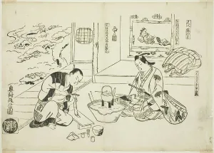 絵画　市村司　原画　直筆サイン　風景画　サンリュスチック通り　額の裏下割れあり 絵画 市村司 原画 直筆サイン 風景画 サンリュスチック通り 額の
