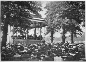 A band in Hyde Park, London, c1901 (1901) A band in Hyde Park, London, c1901 (1901)