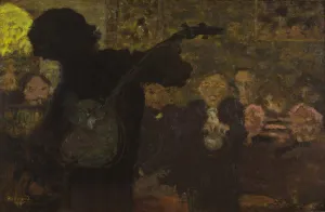 The Banjo Player, 1895. Creator: Bonnard, Pierre (1867-1947) The Banjo Player, 1895. Creator: Bonnard, Pierre (1867-1947)