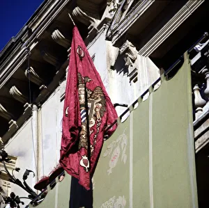 Banner of Castile, celebration on 2nd January of the taking of the city by the Catholic Kings Banner of Castile, celebration on 2nd January of the taking of the city by the Catholic Kings