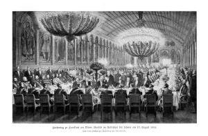 Banquet in the Emperors Hall, Romer, Frankfurt, (17th August 1863), 1900 Banquet in the Emperors Hall, Romer, Frankfurt, (17th August 1863), 1900