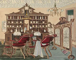 Barber Shop, 1935/1942. Creator: Perkins Harnly Barber Shop, 1935/1942. Creator: Perkins Harnly