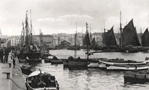 The Barbican, Plymouth, Devon, early 20th century.Artist: Photochrom Co Ltd of London The Barbican, Plymouth, Devon, early 20th century.Artist: Photochrom Co Ltd of London